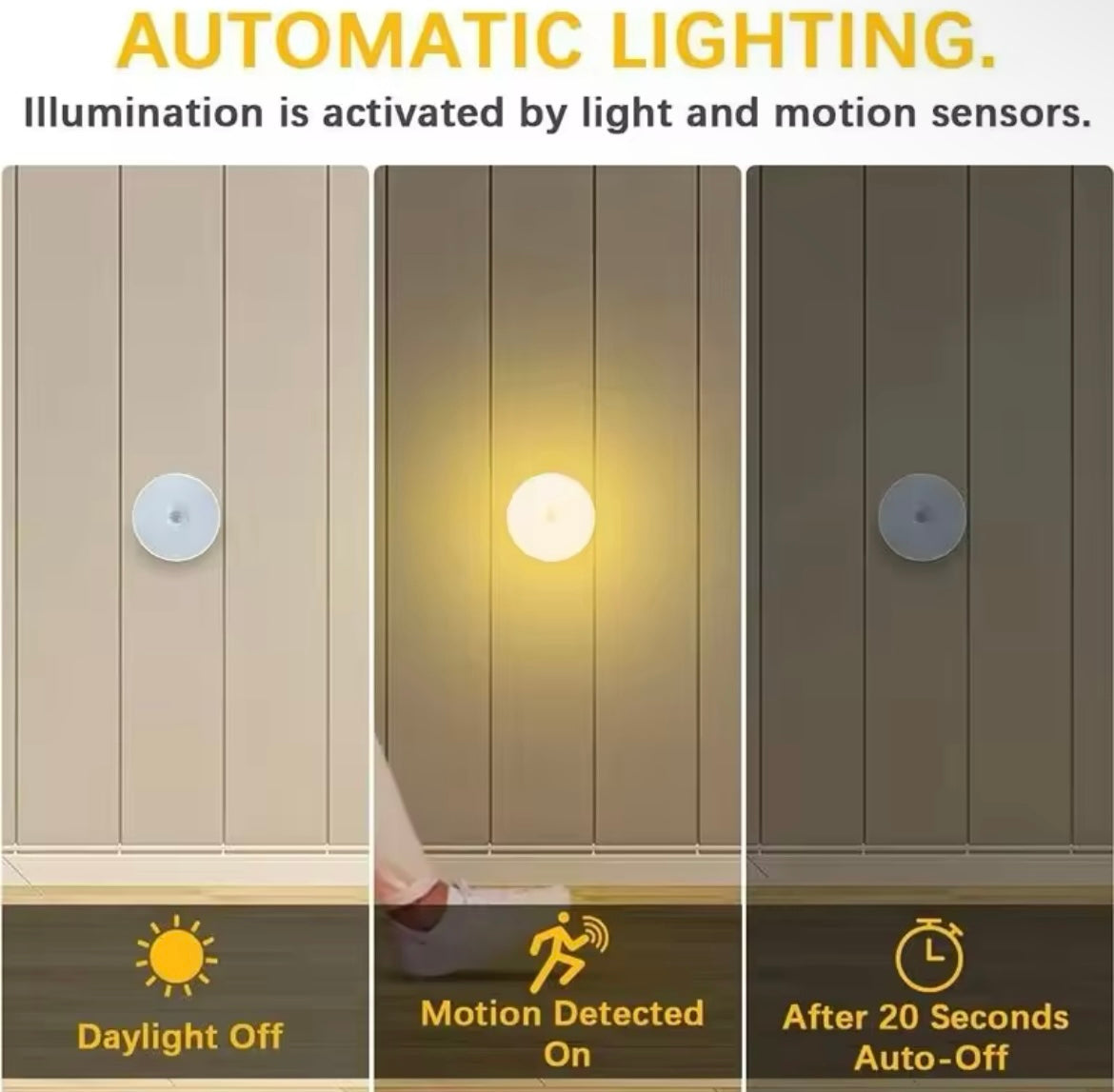 “LED pametna automatska noćna svetla sa senzorom pokreta”💡🔦🕯️
🏷️1+1 gratis samo 1290 din